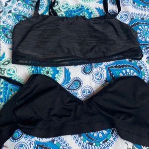 💛3 for 15💛 2 medium bras black and grey